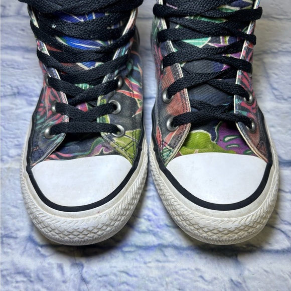 Converse Chuck Taylor All Star Tropical Floral High Tops 155393C Men 5 Women 7 - Picture 4 of 13